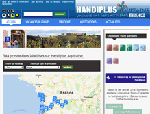 Tablet Screenshot of handiplusaquitaine.fr